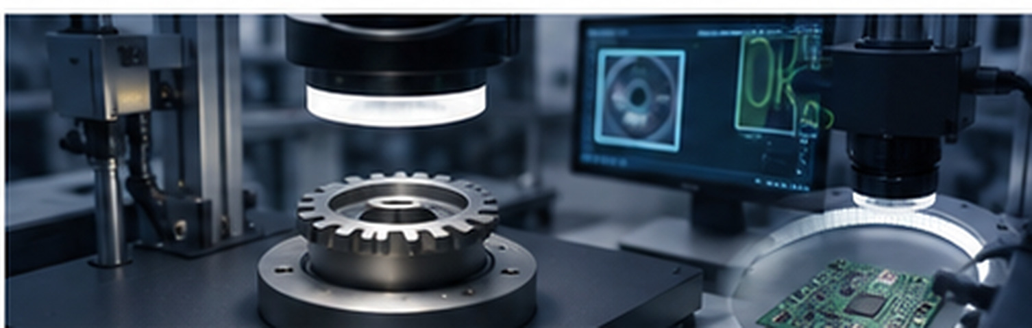Optical inspection station with measurement display